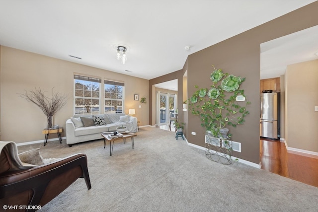 15130 Laurel Ln, Lockport, IL 60441 - living room featuring carpet floors and baseboards