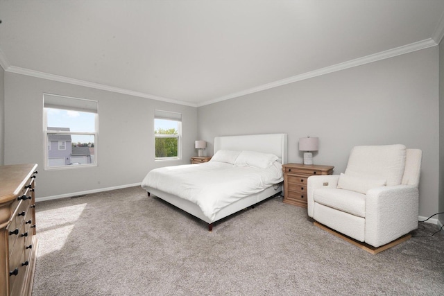 14530 General Dr, Plainfield, IL 60544 - carpeted bedroom featuring crown molding and baseboards