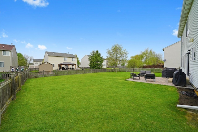 14530 General Dr, Plainfield, IL 60544 - view of yard with a patio area, outdoor lounge area, and a residential view