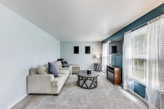 501 Coventry Ln Unit 3, Crystal Lake, IL 60014 - living area featuring carpet floors and baseboards