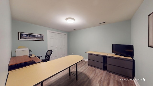 2653 Clara Ave, Aurora, IL 60502 - office with wood finished floors and baseboards