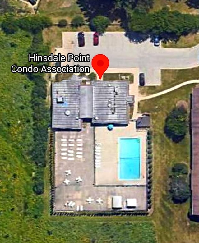 4B Kingery Quarter Unit 206, Willowbrook, IL 60527 - aerial view of property and surrounding area