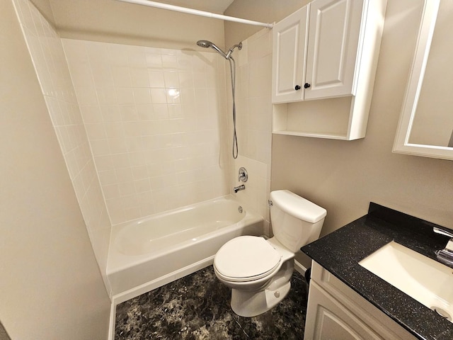 4B Kingery Quarter Unit 206, Willowbrook, IL 60527 - full bathroom with toilet, shower / washtub combination, and vanity