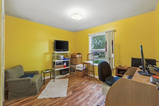 1724 Sycamore Ave, Hanover Park, IL 60133 - office with wood finished floors and baseboards