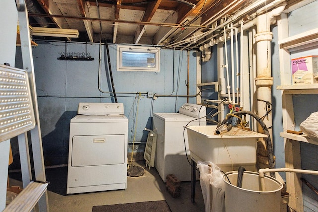1724 Sycamore Ave, Hanover Park, IL 60133 - washroom with washing machine and clothes dryer