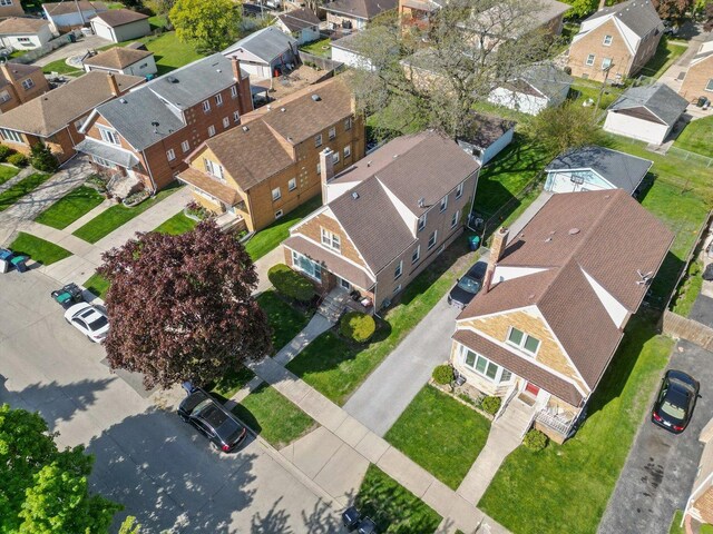 9656 S Utica Ave, Evergreen Park, IL 60805 - aerial overview of property's location with nearby suburban area