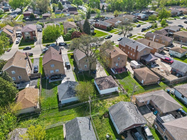 9656 S Utica Ave, Evergreen Park, IL 60805 - aerial view of residential area