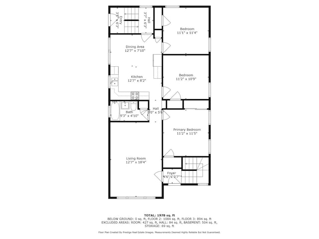 9656 S Utica Ave, Evergreen Park, IL 60805 - room layout
