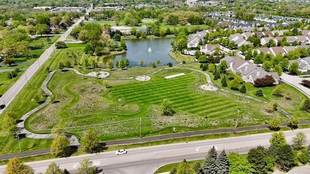 1400 Colchester Ln, Aurora, IL 60505 - aerial view of a nearby body of water
