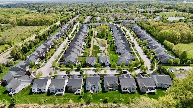 1400 Colchester Ln, Aurora, IL 60505 - aerial perspective of suburban area