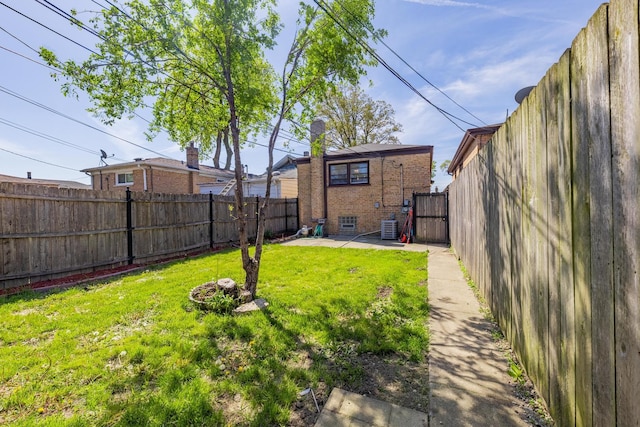7426 W 64th St, Summit, IL 60501 - view of yard featuring a patio and cooling unit