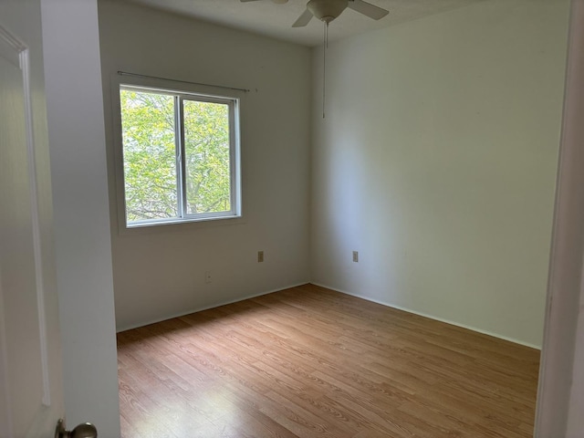 833 S 5th Ave, Kankakee, IL 60901 - empty room featuring light wood-type flooring and ceiling fan