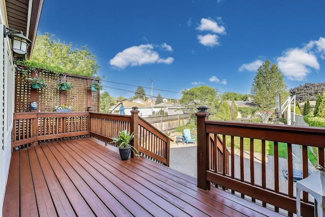 6167 N Naper Ave, Chicago, IL 60631 - view of wooden terrace