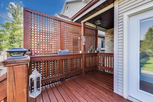 6167 N Naper Ave, Chicago, IL 60631 - view of wooden deck