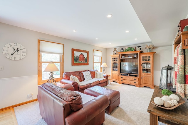 43 Mohawk St, Cary, IL 60013 - living area with recessed lighting and baseboards