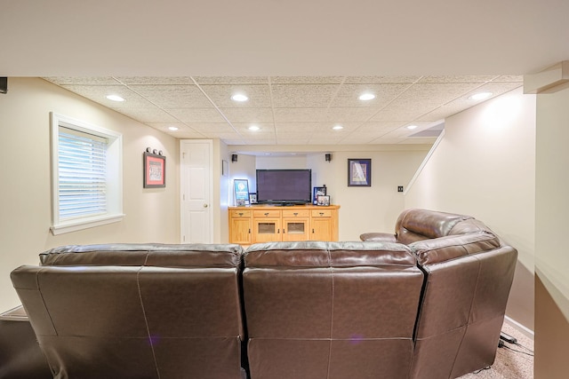 43 Mohawk St, Cary, IL 60013 - living room featuring recessed lighting and baseboards