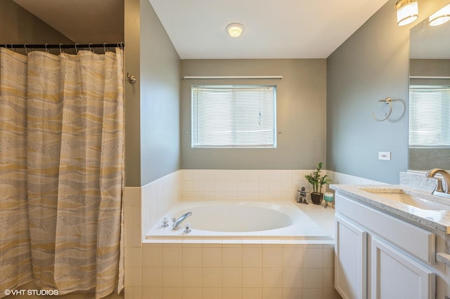 2140 Colchester Ave, Hoffman Estates, IL 60192 - bathroom featuring vanity and a bath