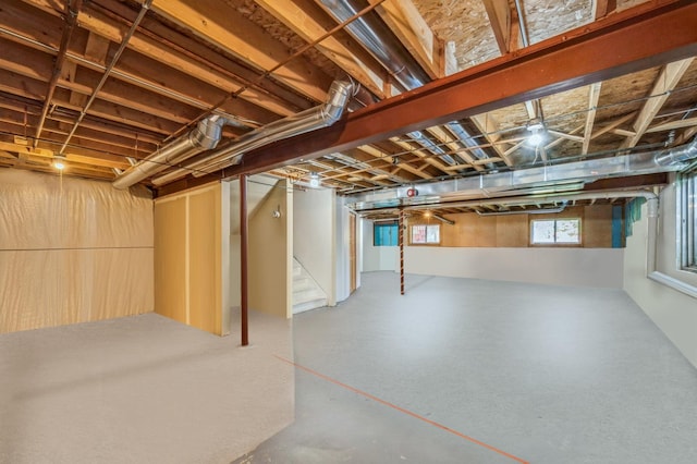 2140 Colchester Ave, Hoffman Estates, IL 60192 - basement featuring stairs