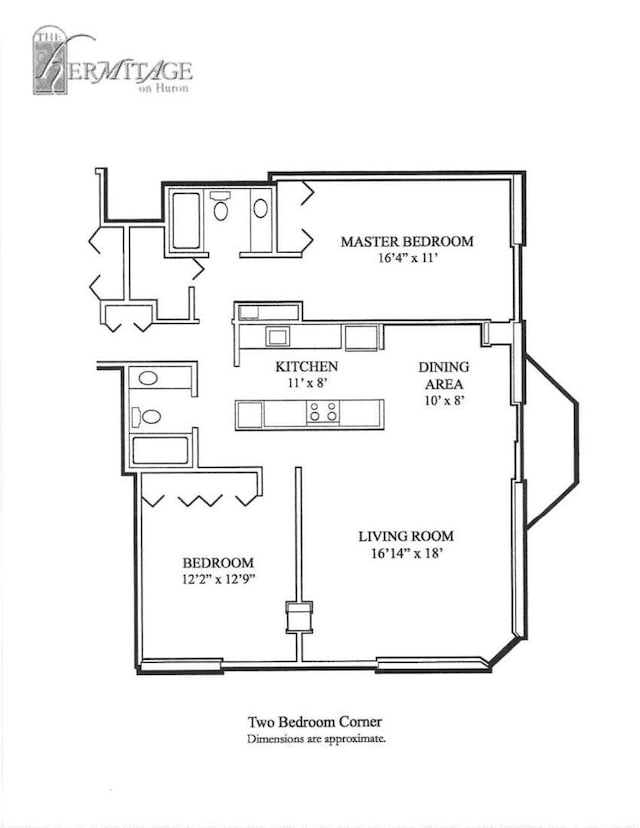 70 W Huron St Unit 708, Chicago, IL 60654 - property floor plan