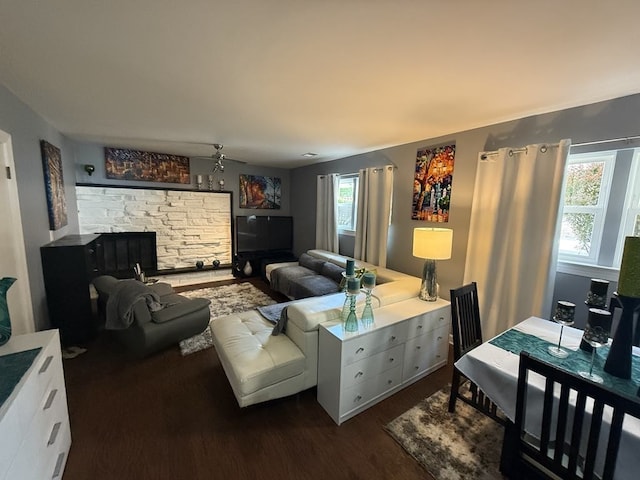 8325 W Maple Ave, Norridge, IL 60706 - living room featuring wood finished floors