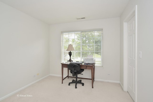 2402 Claremont Ln, Lake In The Hills, IL 60156 - office area with light carpet and baseboards