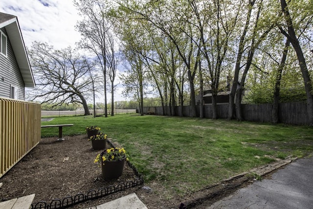 view of fenced yard
