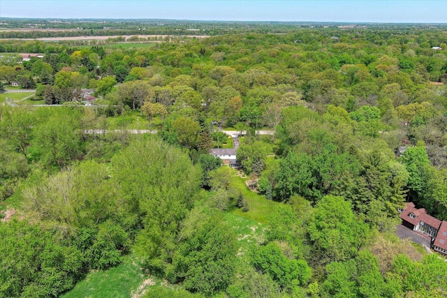 38W283 Deerpath Rd, Batavia, IL 60510 - aerial view of property and surrounding area featuring a forest