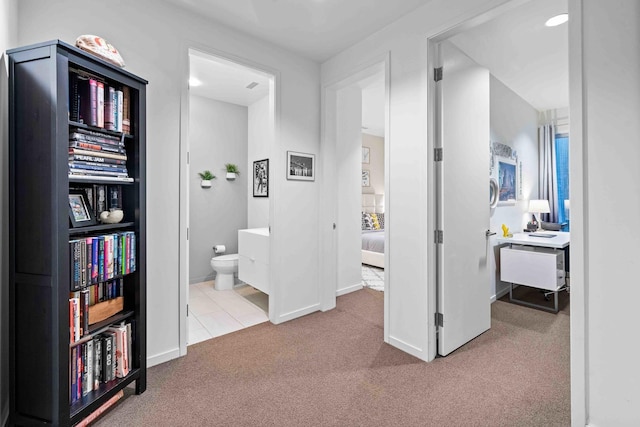 824 Humboldt Ave, Winnetka, IL 60093 - hallway with carpet and baseboards