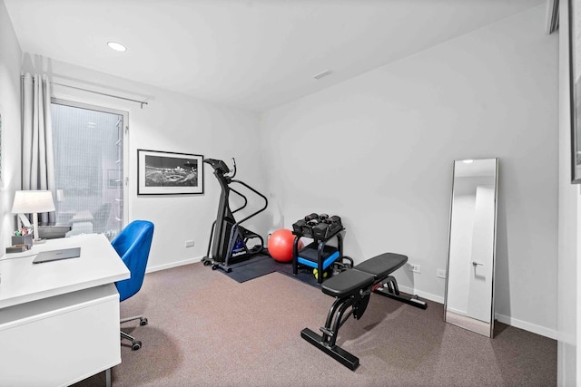 824 Humboldt Ave, Winnetka, IL 60093 - exercise area with baseboards and carpet flooring