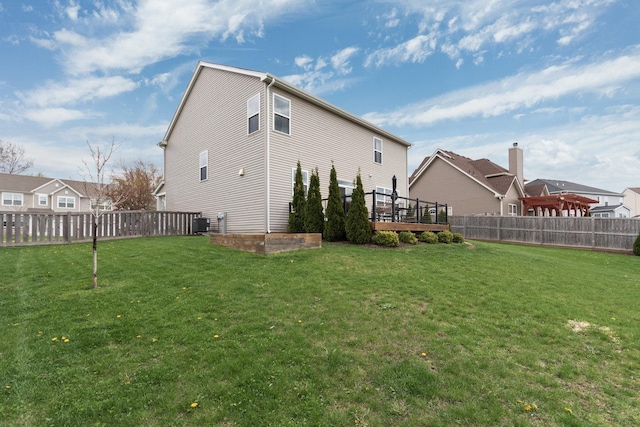 173 Willowwood Dr N, Oswego, IL 60543 - back of house featuring a deck