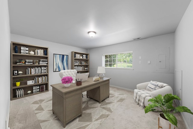 4216 Drexel Ave, Aurora, IL 60504 - office featuring light carpet and baseboards