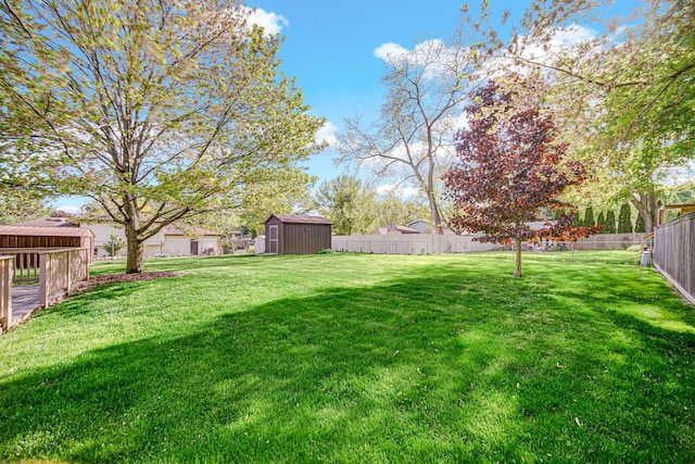 588 Renee Dr, South Elgin, IL 60177 - view of yard with a storage unit and an outdoor structure