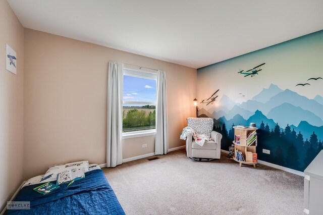 241 Morgan Valley Dr, Oswego, IL 60543 - sitting room featuring carpet flooring and baseboards