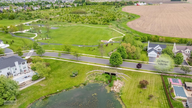 241 Morgan Valley Dr, Oswego, IL 60543 - bird's eye view of a large body of water