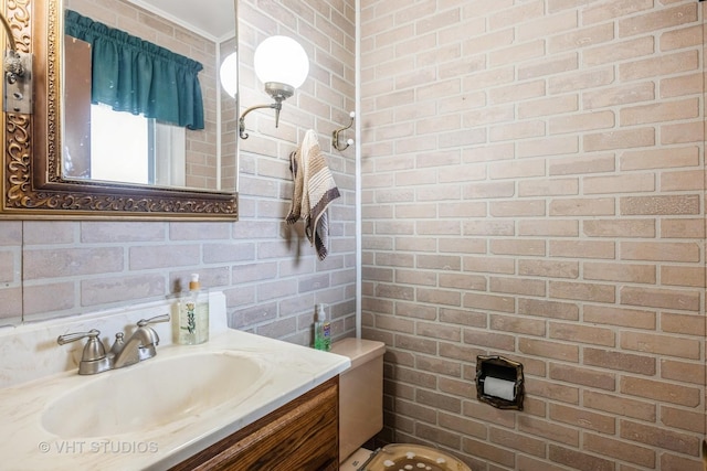 1715 W Main St, Sleepy Hollow, IL 60118 - half bathroom with toilet and vanity
