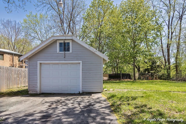 10208 N Main St, Richmond, IL 60071 - detached garage with asphalt driveway