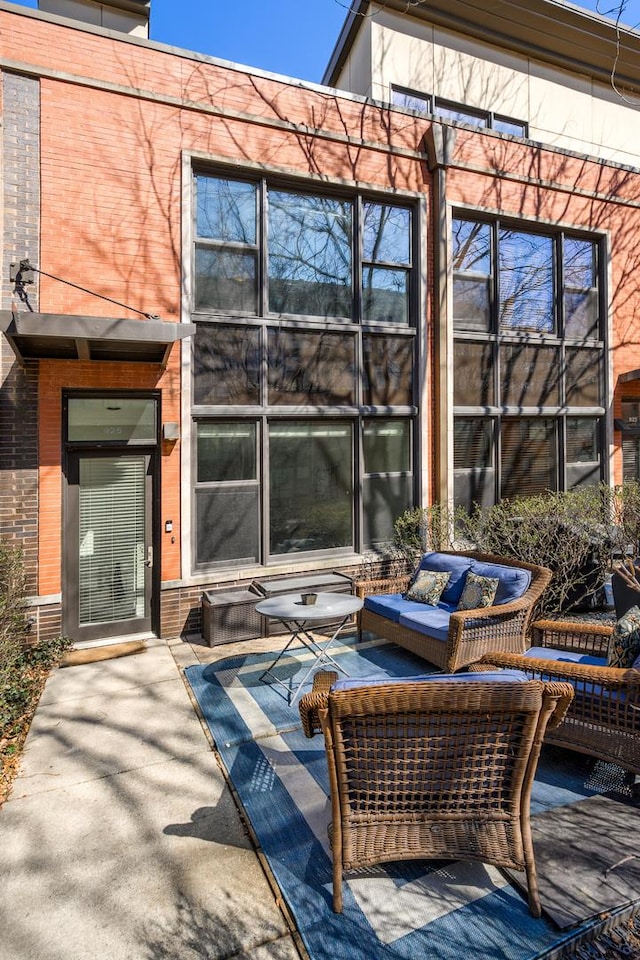 view of patio / terrace with outdoor lounge area
