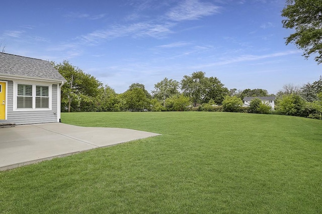 8081 Tennessee Ave, Willowbrook, IL 60527 - view of green lawn featuring a patio