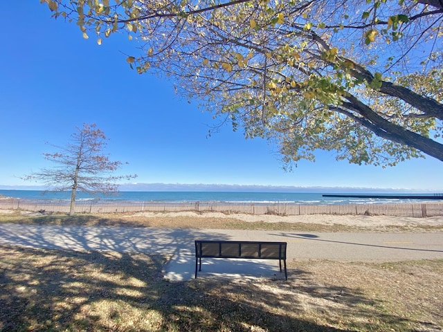 240 Lee St Unit 3, Evanston, IL 60202 - surrounding community with view of water and beach and fence