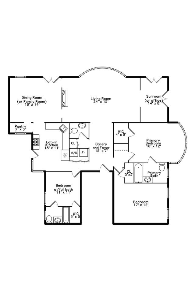 240 Lee St Unit 3, Evanston, IL 60202 - floor plan / room layout