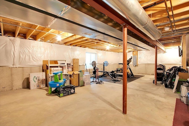 6103 Winterhaven Dr, Joliet, IL 60431 - basement featuring electric panel