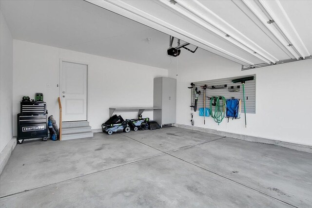 6103 Winterhaven Dr, Joliet, IL 60431 - garage with a garage door opener