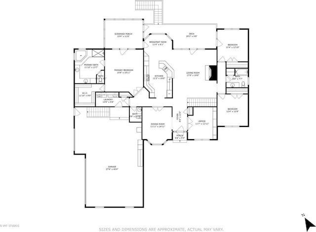 1302 Bradley Ct, Spring Grove, IL 60081 - home floor plan