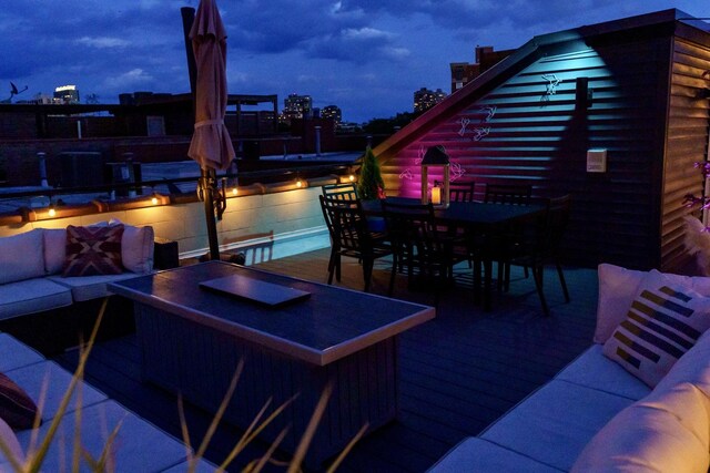 853 W Buckingham Pl Unit 4, Chicago, IL 60657 - view of patio / terrace featuring outdoor dining area