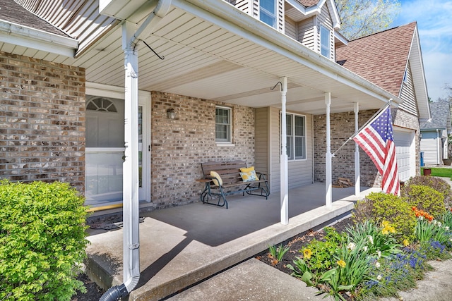1002 Birchwood Ct, Morris, IL 60450 - view of patio / terrace featuring covered porch