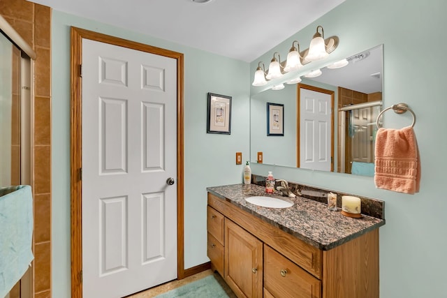 1002 Birchwood Ct, Morris, IL 60450 - bathroom with a stall shower and vanity