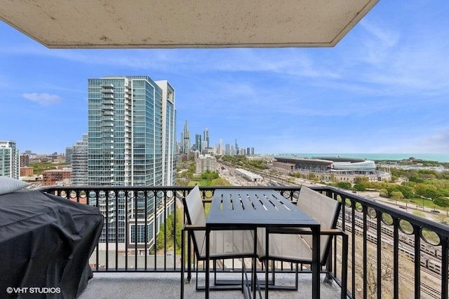 1717 S Prairie Ave Unit 1902, Chicago, IL 60616 - balcony with a view of skyline