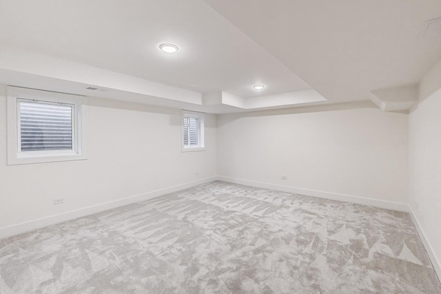 2128 Scotch Pine Ln, Northbrook, IL 60062 - basement featuring baseboards, light carpet, and recessed lighting