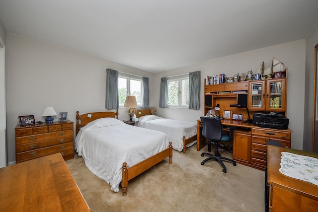 1405 N W St, Naperville, IL 60563 - bedroom featuring an office area and light colored carpet