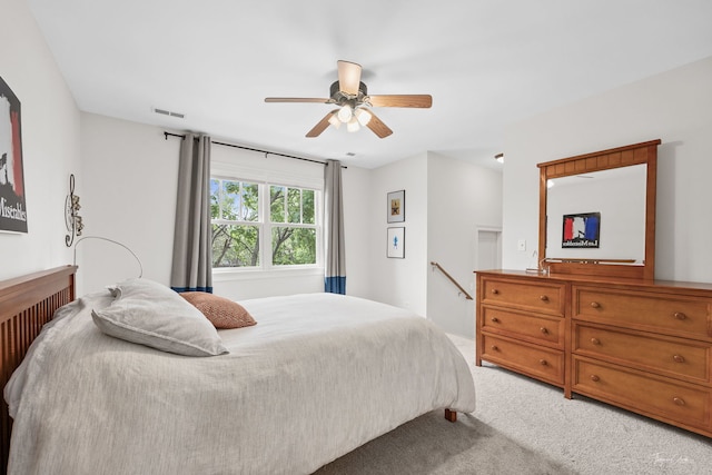 4617 Linscott Ave, Downers Grove, IL 60515 - bedroom with carpet floors and a ceiling fan